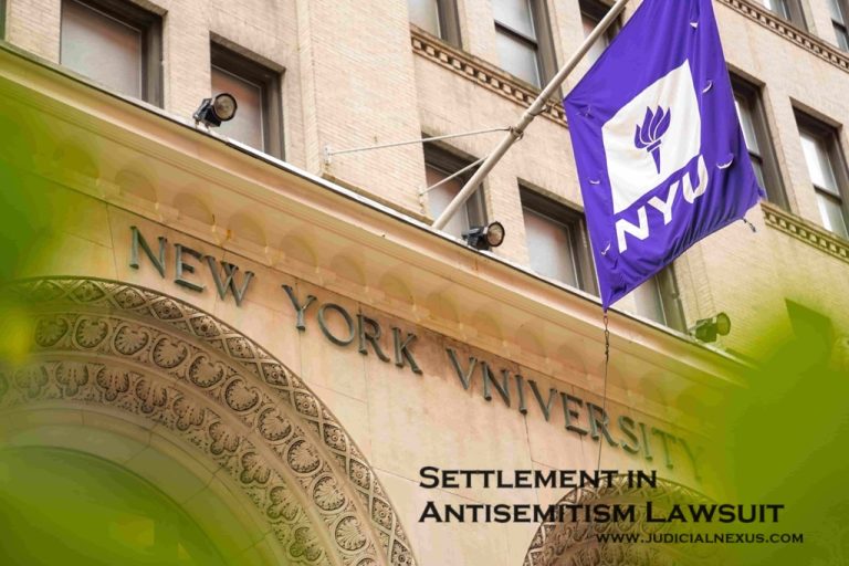 Read more about the article NYU Reaches Settlement in Antisemitism Lawsuit with Jewish Students
