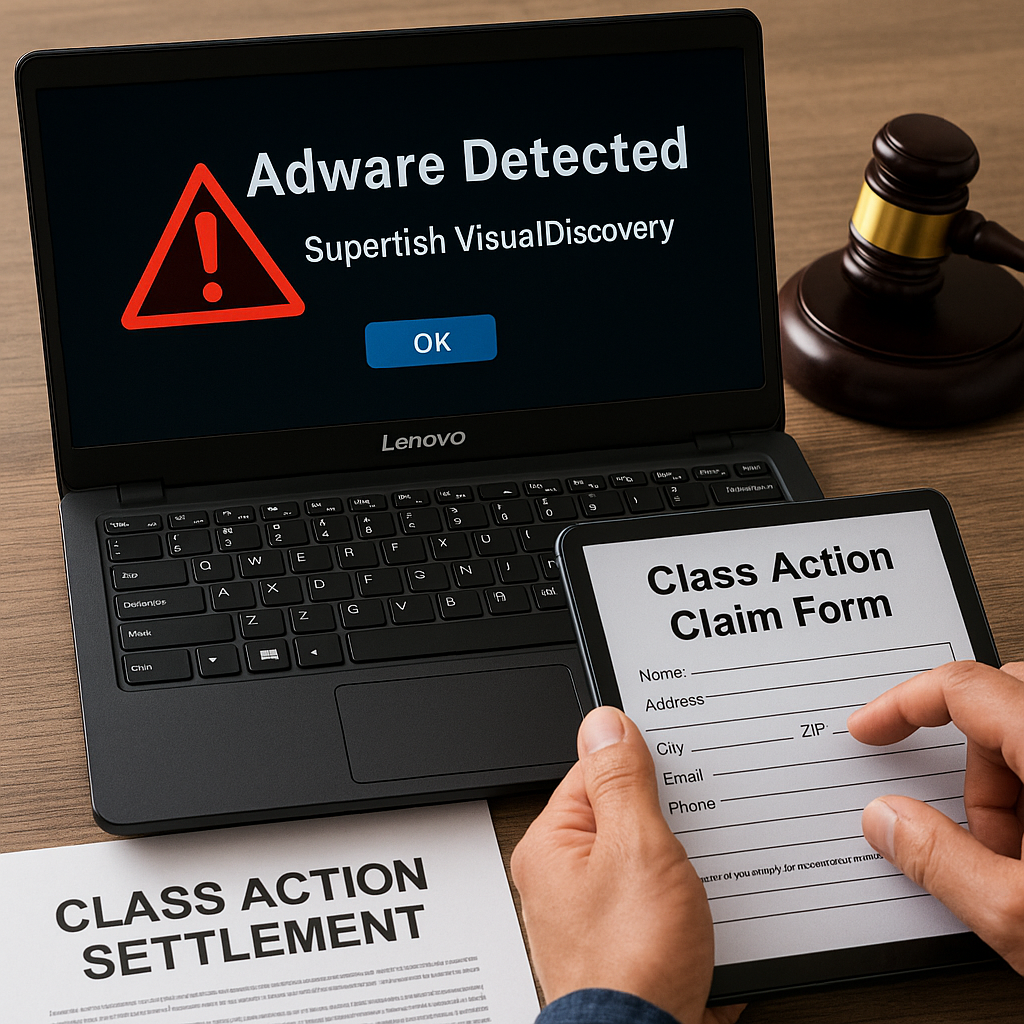 Read more about the article Lenovo Class Action Lawsuit and Settlement: Claim Up to $750 Without Receipt for Superfish Software on Affected Laptops