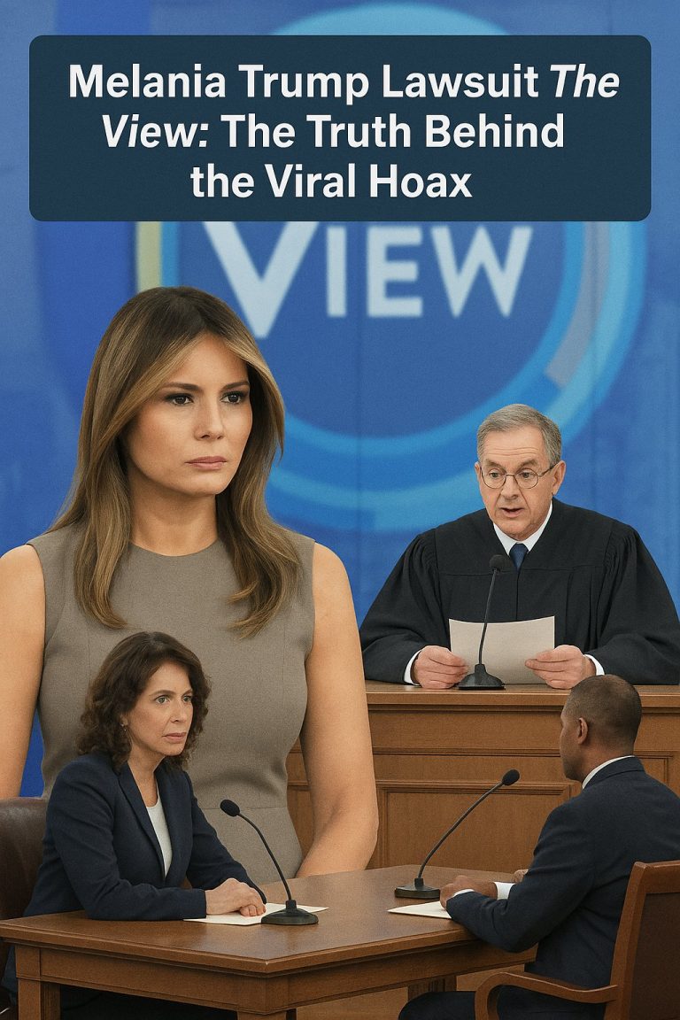Read more about the article Melania Trump Lawsuit The View: Truth Behind the $900M Viral Hoax