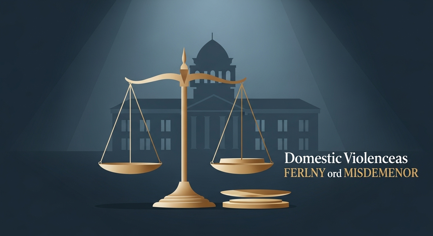 Read more about the article Is Domestic Violence a Felony or misdemeanor?