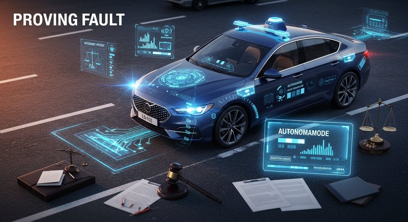 Read more about the article How to Prove Fault in An Accident with a Self-Driving Car