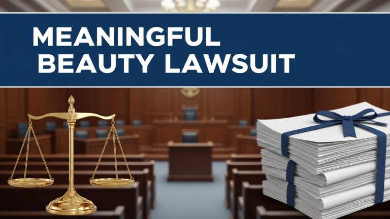 Read more about the article Meaningful Beauty Lawsuit