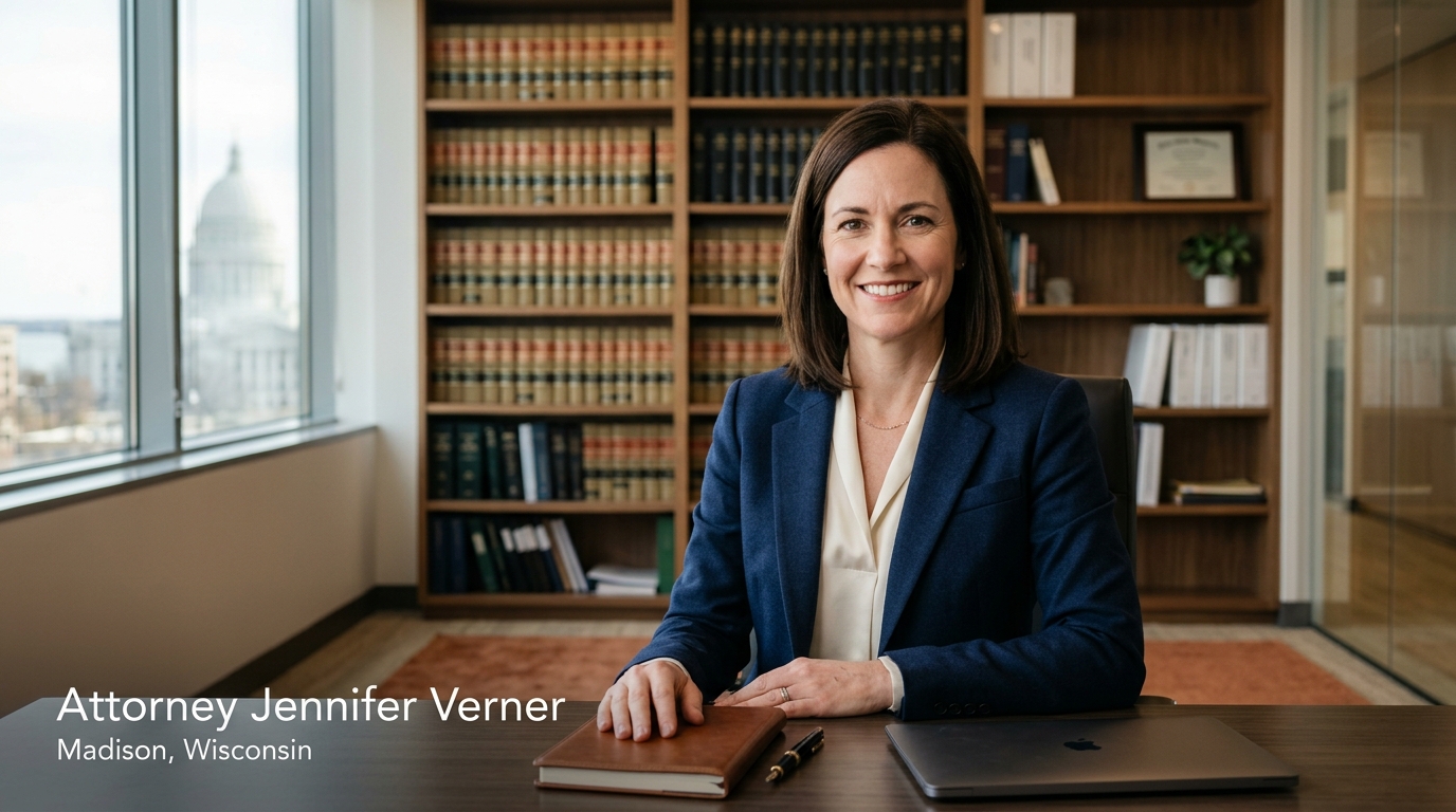 Read more about the article Who Is Attorney Jennifer Verner in Madison Wisconsin? Legal Profile and Family Law Overview